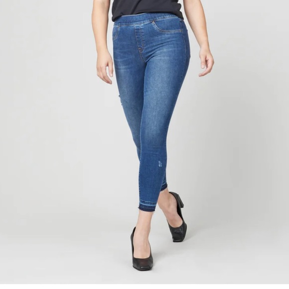 Spanx Distressed Skinny Jeans - Picture 2 of 6